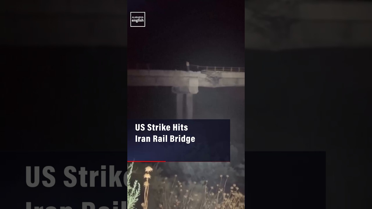 Video | US Strike Hits Iran Rail Bridge