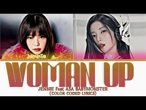 JENNIE - 'Woman Up' (feat. ASA BABYMONSTER) [COLOR CODED LYRICS]
