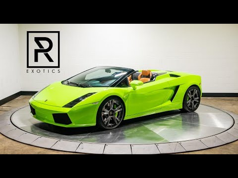 2008 LAMBORGHINI GALLARDO SPYDER