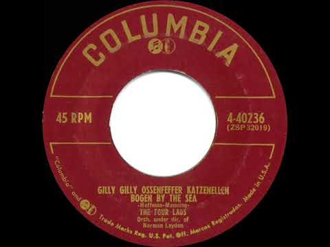 1954 HITS ARCHIVE: Gilly Gilly Ossenfeffer - Four Lads