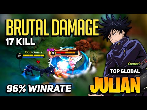 96% WINRATE! Julian Best Build 2023 [ Julian Gameplay Top Global ] By Ozner? - Mobile Legends
