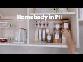 homebody in the philippines | aesthetic vlog | organizing kitchen | unboxing ft. acefast
