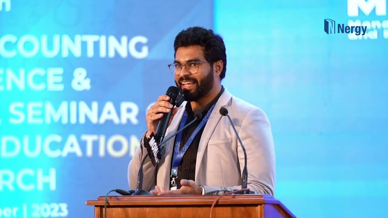 Highlights from the All India Accounting conference, hosted by Kerala University #nergyindia