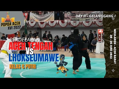 KELAS C PUTRI 🔴 AGNIA SALMAN (ACEH TENGAH) Vs ANJANI DEYA RANI SINAGA (LHOKSEUMAWE) - POPDA XVI 2022