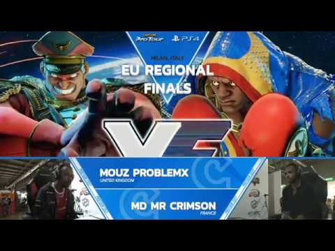 SFV: MOUZ Problem X vs MD Mr Crimson - MGW 2017 Top 8 - CPT 2017