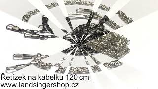 Řetízek na kabelku 120 cm