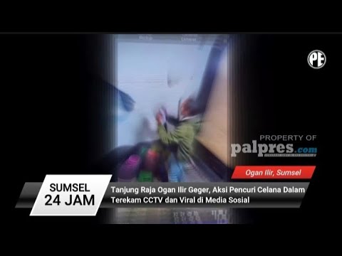 Aksi Pencuri Celana Dalam Terekam CCTV & Viral Di Medsos