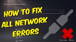 How To Fix/Resolve All PS5 Network Errors! (2022 Tutorial)