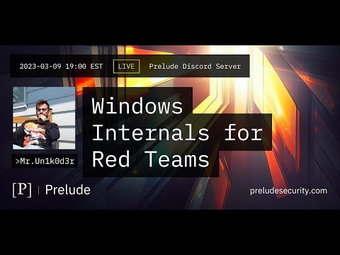Windows Internals for Red Teams
