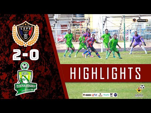 LEGON CITIES FC VRS ELMINA SHARKS FC MATCH HIGHLIGHTS (2-0)