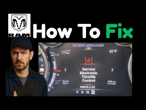 "Service Electronic Throttle Control" on Dodge Ram (Causes & Fix)