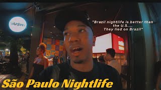 🇧🇷 4K São Paulo Brazil Nightlife in Pinheiros... I realized nightlife in Brazil is way better!
