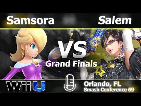 Samsora (Rosalina) vs. MVG|Salem (Bayonetta) - Grand Finals Smash Wii U - SC:69