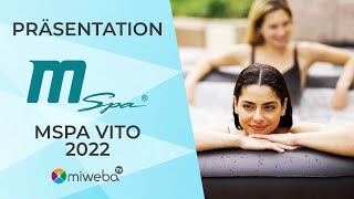 2022 Präsentation: Outdoor Whirlpool MSpa VITO 💦 | Aufblasbarer Whirlpool | Garten
