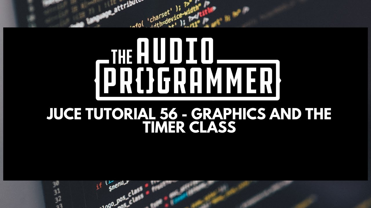 Juce Tutorial 56 - Graphics and the Timer Class