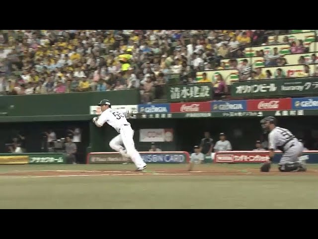 【7回裏】じわりじわりと追い上げムード!! ライオンズ・秋山 1点差に詰め寄るタイムリー 2015/5/31 L-T