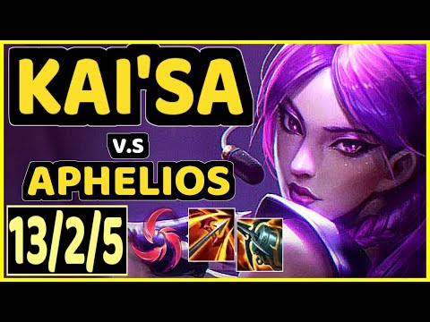 KAI'SA vs APHELIOS - 13/2/5 KDA BOTTOM ADC GAMEPLAY - EUW Ranked DIAMOND