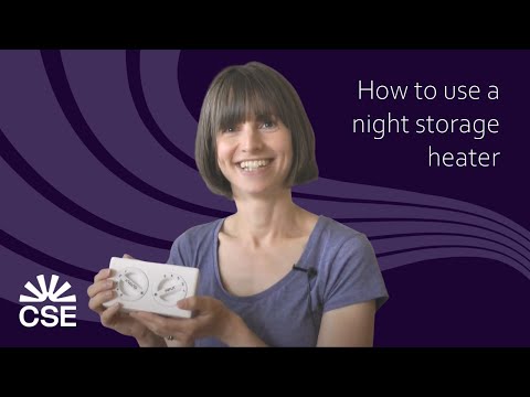 How to use a night storage heater