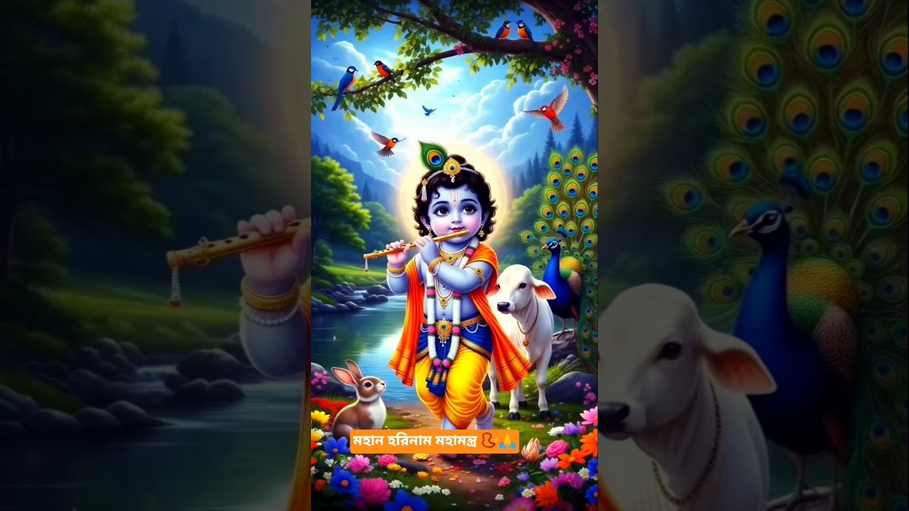 হরিনাম মহামন্ত্র 📿🙏🥀🦚💚❤️🌿#krishna #love #radheshyam #shots #shortvideo #trending #viralvideo 💫🥰🌹💚🦚🥀🌿