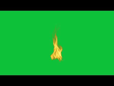 Realistic Fire Effect Animation | Flames Green Screen Clip