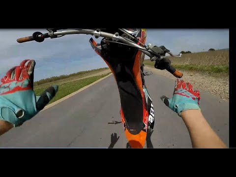 BIG Wheelie Fail / Enduro Ride 4/20 / HILL CLIMB