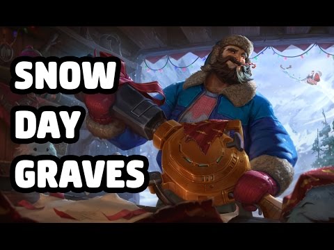 SNOW DAY GRAVES SKIN SPOTLIGHT - LEAGUE OF LEGENDS