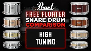 Video thumbnail for Pearl Free Floating Snare Drums • High Tunings by Pearl Drums