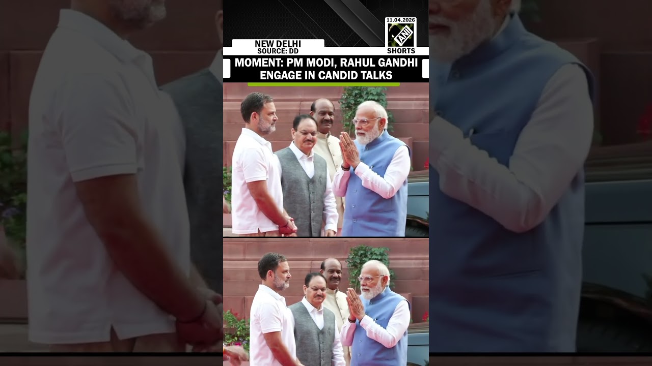 PM Modi, Rahul Gandhi engage in candid talks as leaders assemble to pay tribute to Jyotiba Phule