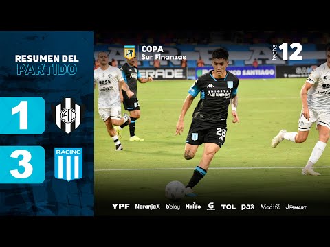 CENTRAL CÓRDOBA 1 - 3 RACING I Resumen del partido I #CopaSurFinanzas 2024