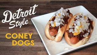 Making REAL Detroit Coney Island Hot Dogs & Chili Sauce Recipe