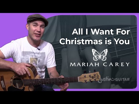 All I Want For Christmas Is You by Mariah Carey | Guitar Lesson