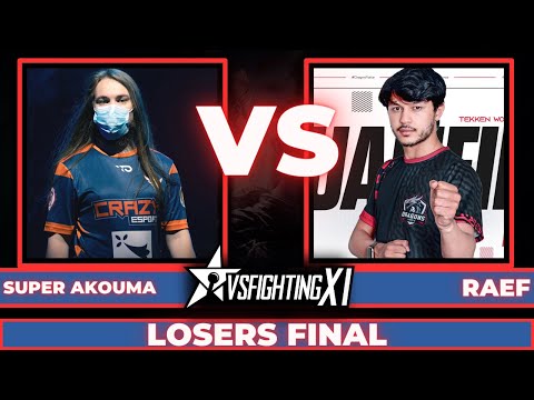 Super Akouma (Akuma) vs Raef (Jin) - Losers Final - TWT 2023 VS Fighting XI - Tekken7  Top8