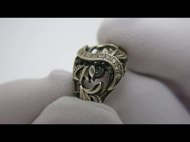 Срібна каблучка 298кю Відео огляд