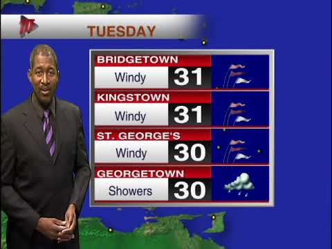 Caribbean Travel Weather  - Tuesday 14th January 2020