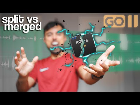 Rode Wireless GO II - MOST important setting: Split vs Merged