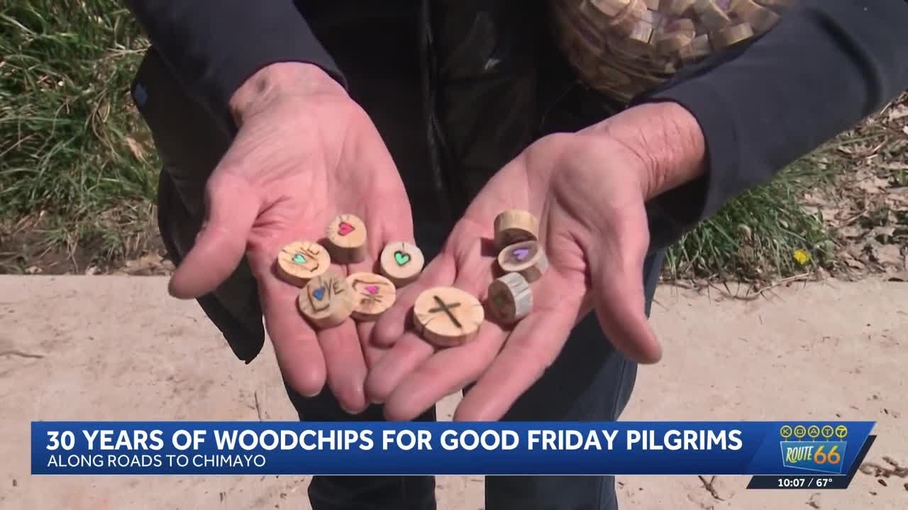 Inspirational messages welcome those making the journey to Chimayo