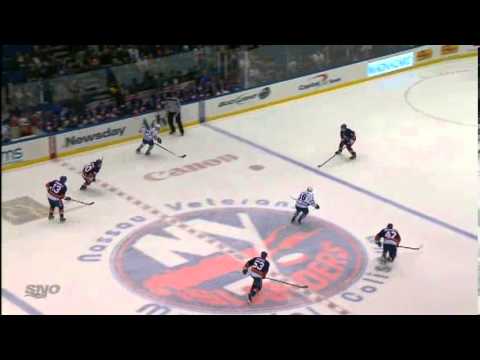 Kadri 1-1 Goal - Maple Leafs vs. Islanders - Feb/28/2013