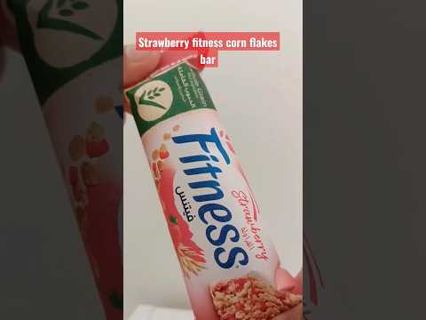 Satisfying strawberry cornflakes bar #asmr #shorts #shortvideo #trending