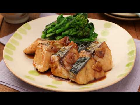 さわらのガーリック照り焼き