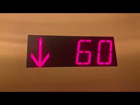 ABSOLUTELY INSANE ThyssenKrupp TAC50 traction high rise elevators @ Wynn Tower Suites Las Vegas, NV