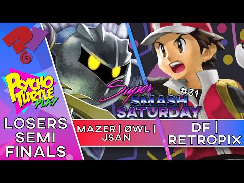 Super Smash Saturday #31 - Mazer/ØWL | Jsan vs DF | RetroPix / Losers Semis
