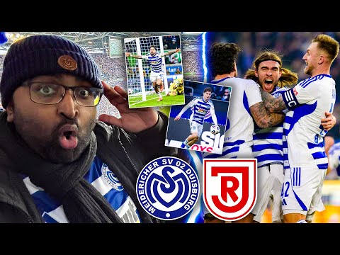 SUSSEK FLANKT - BITTER & LOBINGER GOAL! 🦓🤍💙 MSV Duisburg - SSV Jahn Regensburg🔥✅ | STADIONVLOG 31