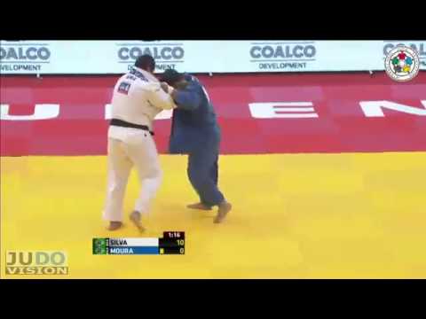Judo World Masters Tyumen 2013: Rafael SILVA (BRA) - David MOURA (BRA) Semi Final [+100kg]