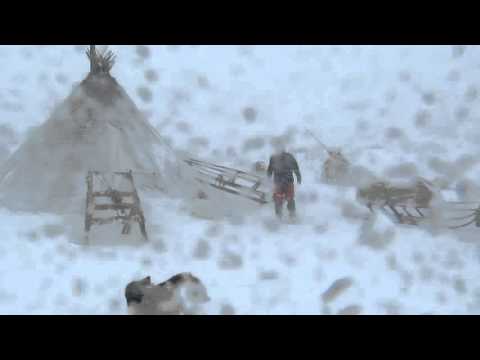 Winter storm in Yamalia 2014