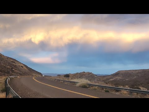 Ingreso a La Patagonia Argentina por Neuquén (acampé con la vista de un atardecer mágico)