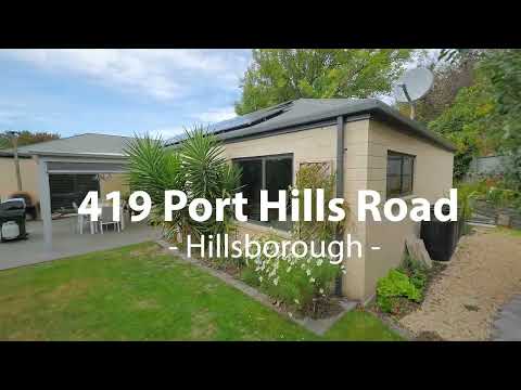 419 Port Hills Road, Hillsborough, Canterbury, 3房, 2浴, 独立别墅