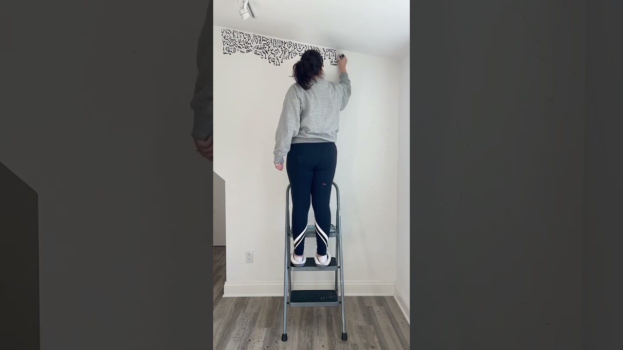 MONTHLY MURAL PROJECT : MURAL 1 #art #artist #mural #timelapsedrawing #murals #artstudio #fun #draw