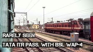 preview picture of video 'Rarely Seen Offlink BSL WAP-4 ITR TATA Pass and Departing 58815 Itwari Tirodi Pass : Indian Railways'