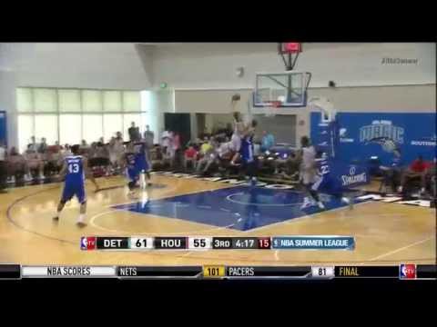 Rockets Nick Johnson Dunk On Pistons OSL