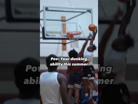 SUBSCRIBE IF WANT TO DUNK THIS SUMMER‼️ #basketball #trending #explore #nba #viral #shorts